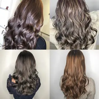 ロング カラー 平原 ミレイのヘアスタイル