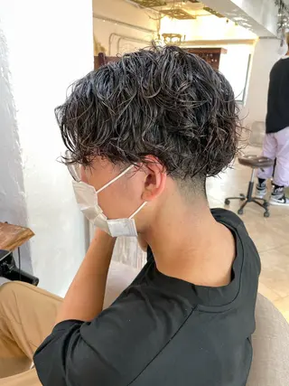 パーマ メンズ あしかが ゆいとのヘアスタイル