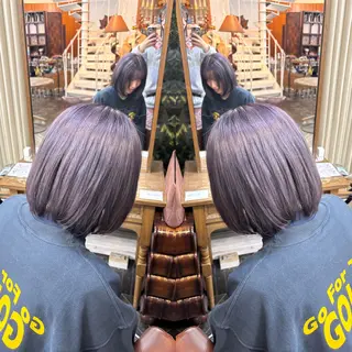 ショート カラー ☻モエカ/ハイトーン アレンジ☻のヘアスタイル