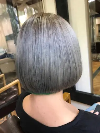 ショート カラー 髪質改善&艶カラー Zina💋池袋のヘアスタイル