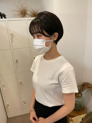 ショート 大迫 江梨のヘアスタイル