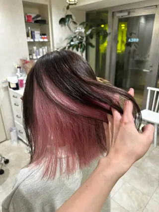 ミディアム カラー デザインカラー🎨 下北沢 / 磯部のヘアスタイル