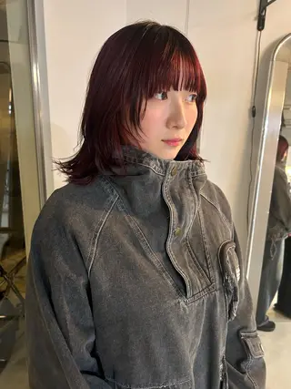 ミディアム Alter所属・layer/透明感 ハイトーン/kanaのヘアスタイル