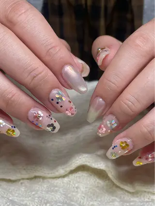 ミディアム LBnail.sae /おえかきネイルのネイルデザイン