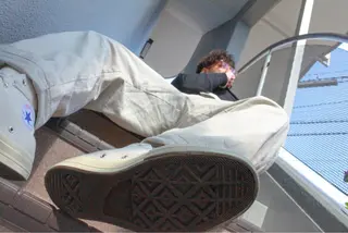 ミディアム パーマ メンズ メンズパーマ 赤司 泰樹のヘアスタイル