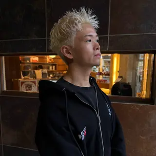 ショート カラー メンズ 希佳/メンズ スタイリストのヘアスタイル