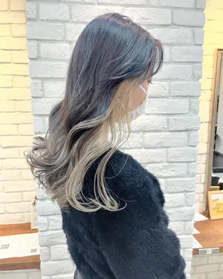 ロング カラー ヘアアレンジ ブリーチなし/ レイヤー🌿runaのヘアスタイル