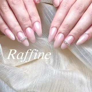 ネイル RAFFINE 月🦋🩵のネイルデザイン