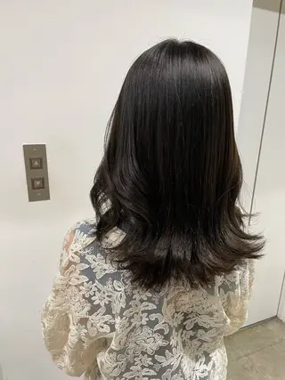 ミディアム 坂田 春樹のヘアスタイル