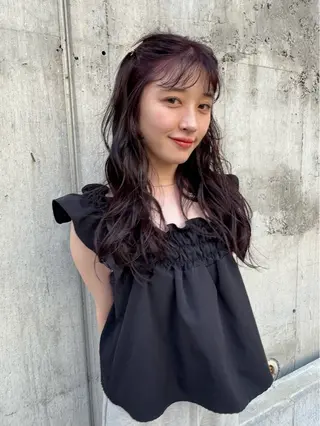 ロング 画 kirikaのヘアスタイル