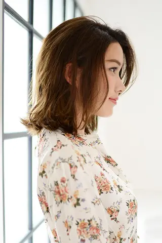 ミディアム カラー ⭐️顔周りカット⭐️ 藤久のヘアスタイル