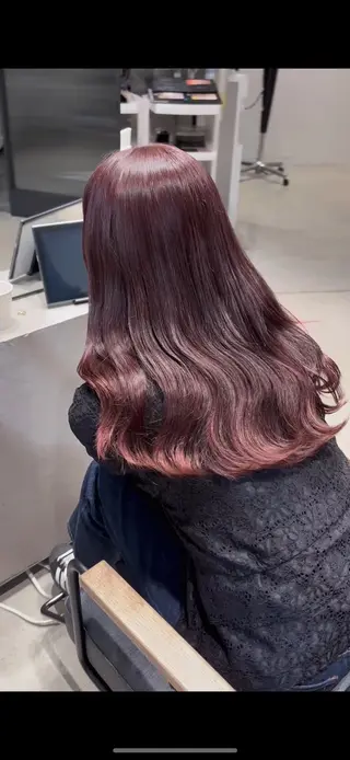 セミロング yui/透明感カラー /コテ巻き風パーマのヘアスタイル