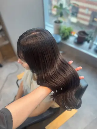 ロング 宮本 優のヘアスタイル