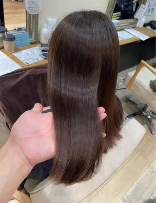 ロング カラー 松尾 遥花のヘアスタイル