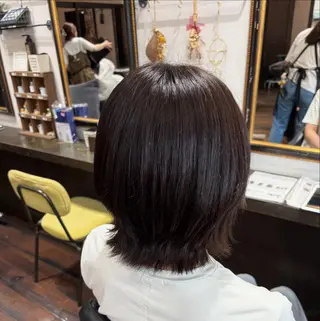 ミディアム カットモデル/ 松浦愛莉のヘアスタイル