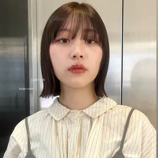 ミディアム saki‪🌱‬♡ /透明感カラーのヘアスタイル