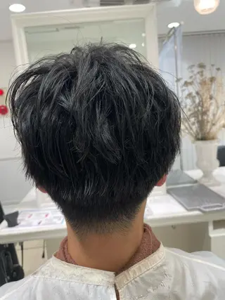 メンズ センターパート 川島爽楽のヘアスタイル
