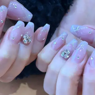 セミロング zir nail 💞KASUMIのネイルデザイン