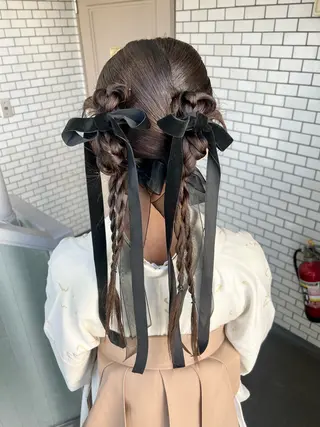 ヘアアレンジ 大人可愛いヘアメイク 💋🧚‍♀️しずかのヘアスタイル