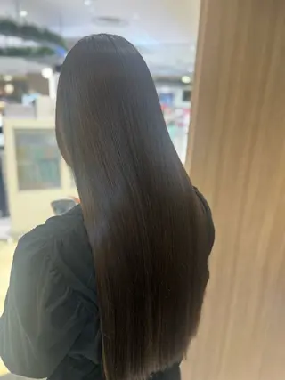 ロング カラー 艶質改善/縮毛矯正 ササキナツミのヘアスタイル