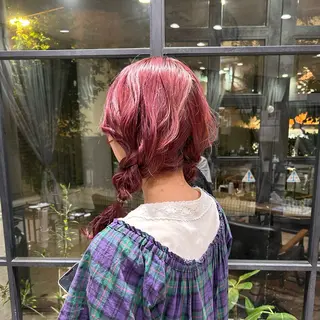 セミロング ボブレイヤー/ ブリーチ/miyuuのヘアスタイル