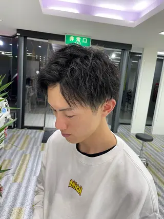 ショート パーマ メンズ 【メンズ特化】岩瀬 武【メンズパーマ】のヘアスタイル