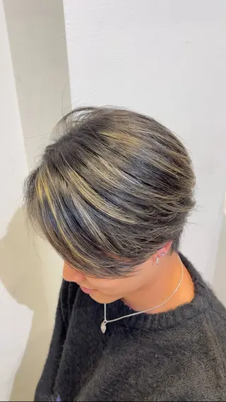 カラー メンズ ⭐️似合わせボブ 縮毛矯正⭐️かえでのヘアスタイル