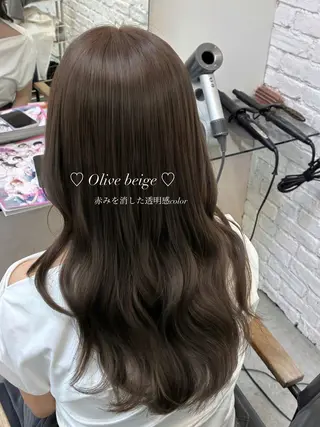 ロング Rosso Hair&SPA 大橋店所属・nanami🎀/ ふんわりカラーのヘアスタイル