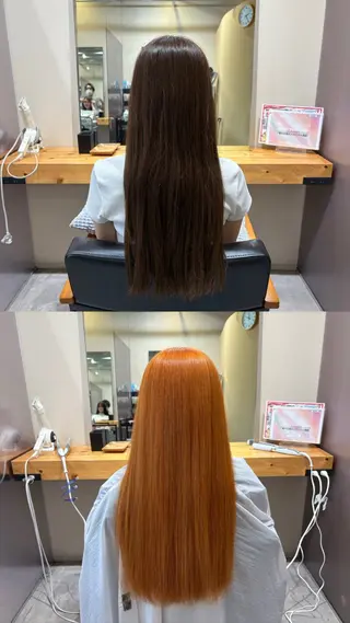 ロング カラー LIBERTA L+所属・前田 葵斗のヘアスタイル