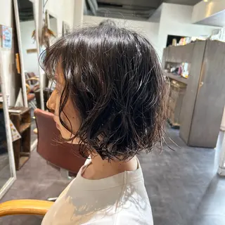 ショート パーマ alex republic所属・尾形 真里のヘアスタイル