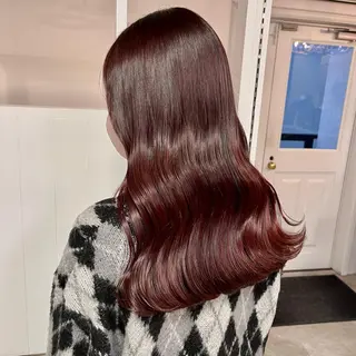 セミロング カラー ボブ& 髪質改善FUMIYAのヘアスタイル