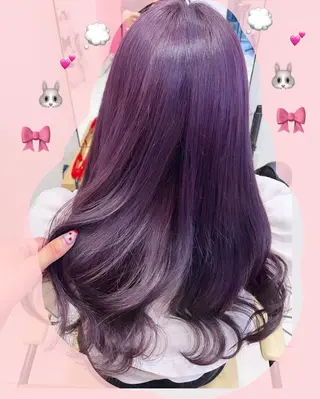 ロング カラー ヘアアレンジ EMANON新宿東口所属・新宿駅近♡個室 ♡関口三都季🌜のヘアスタイル