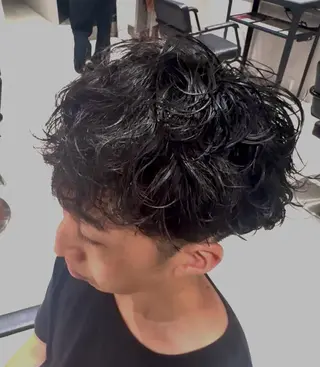 パーマ メンズ kearny-men's perm&men's cut- 北千住所属・メンズカット/ パーマ特化/イッチーのヘアスタイル