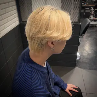 ショート カラー パーマ メンズ メンズ特化/パーマ/ メッシュ/竜成のヘアスタイル