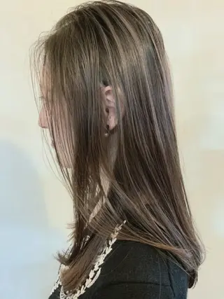 ロング カラー 【大宮】デザイナー Anne 諳 アンのヘアスタイル