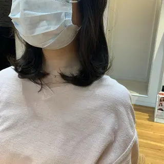 セミロング little 小濱彰太のヘアスタイル