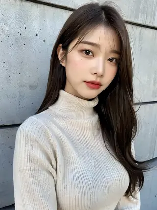 セミロング 髪質改善🇰🇷 レイヤーカット/梅田のヘアスタイル