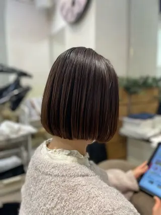 ショート 茅野 あゆ美のヘアスタイル