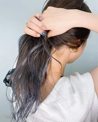 カラー Sherry/R 三川町 ayakaのヘアスタイル