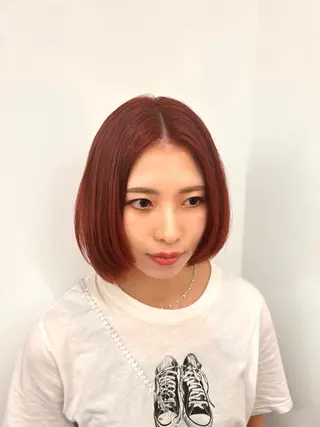 ミディアム カラー 【モデル募集中】りの ルネ北千住店のヘアスタイル