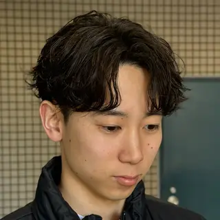 ショート パーマ メンズ 金山駅前メンズパーマ 特化 COUNTERのヘアスタイル