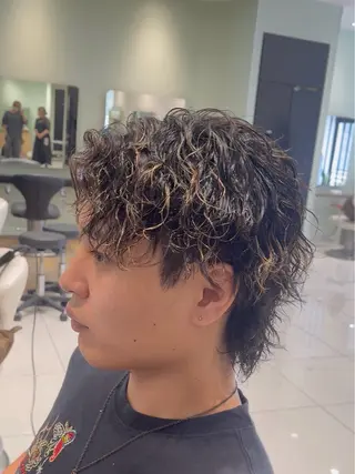 カラー メンズ 駒野 晃のヘアスタイル