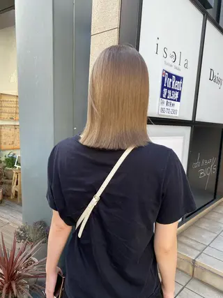 ミディアム カラー 吉武 茂暉のヘアスタイル