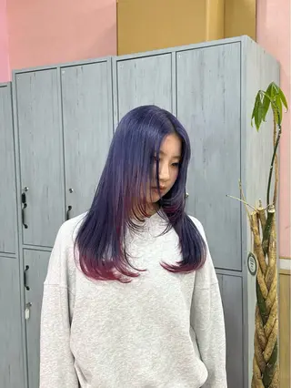 ロング カラー 🪞ダメージレス艶 🪞れいのヘアスタイル