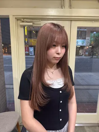 ロング 阿部 ことみのヘアスタイル