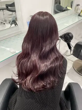 ロング カラー 🥀ワンホン風暖色 カラーRISA🥀のヘアスタイル