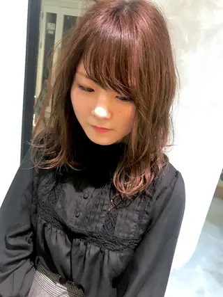 ミディアム カラー 松村 崇弘のヘアスタイル