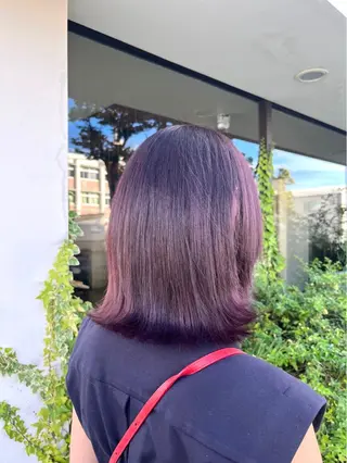 ミディアム ROZA germe所属・SHIO / ハイトーンカラーのヘアスタイル