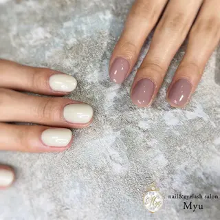 ネイル Myu博多店 かえでのネイルデザイン