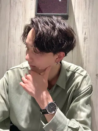 ショート パーマ メンズ メンズ特化 星野裕人のヘアスタイル